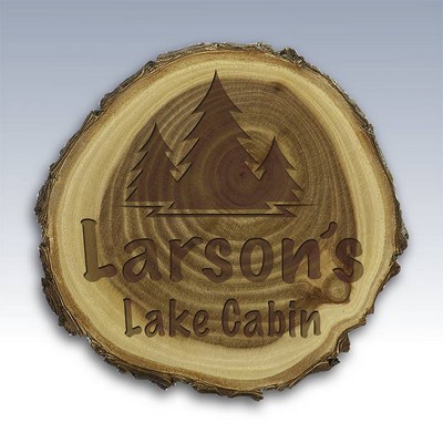 Large Old West Elm Plaque