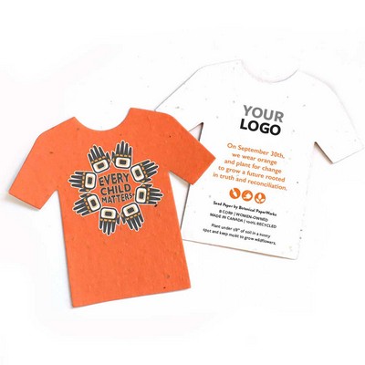 Every Child Matters Seed Paper T-Shirt Shape