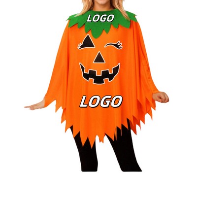 Adult/Child Nightlight Halloween Pumpkin Cape