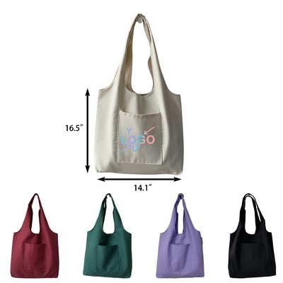 Oversized Canvas Crossbody Tote Shoulder Bag