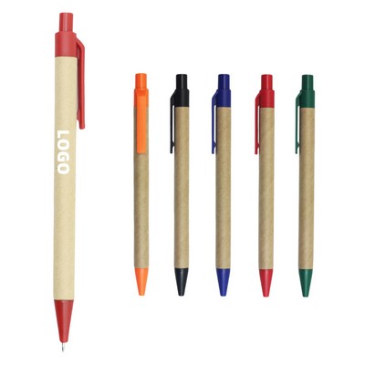 Eco-Friendly Kraft Paper Ballpoint Pen