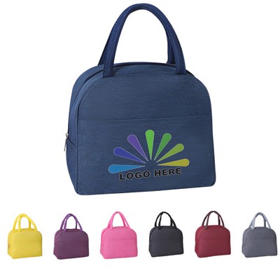 Heathered Lunch Tote Oxford Cloth Cooler