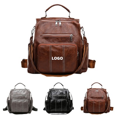 Vintage Leather Backpack