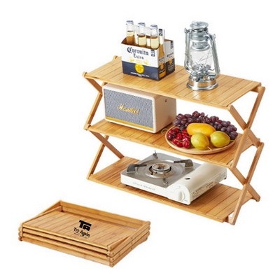 Camping Folding Storage Rack