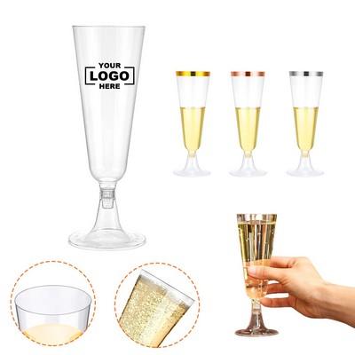 Elegant Disposable Champagne Flutes