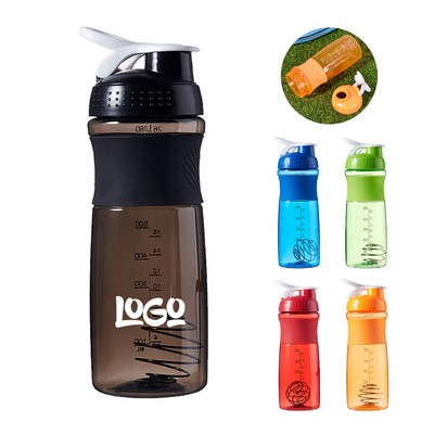 26oz Portable Plastic Sports Shaker Bottle