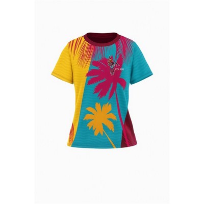160G Birdseye Mesh Women's Short Sleeve Performance T-Shirt