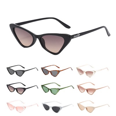 Custom Logo UV400 Cat Eye Sunglasses