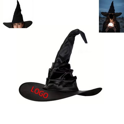 Black Fabric Witch Hat