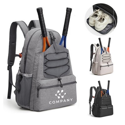 Tennis racket backpack
