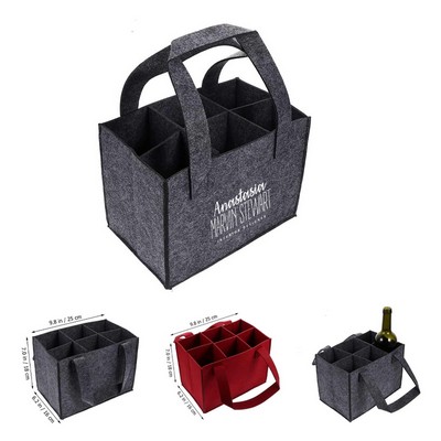 Reusable Felt Wine Bag