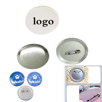 2.20-Inch Personalized Shaped Pin Badge, Brooch