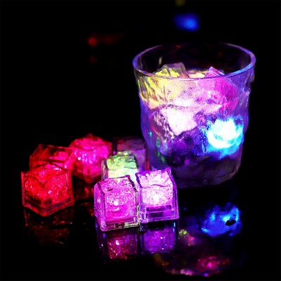 MultiColor Waterproof LED Ice Cubes/Light Up Ice Cubes