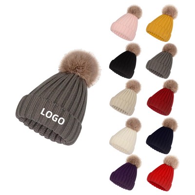 Winter Pompom Beanie