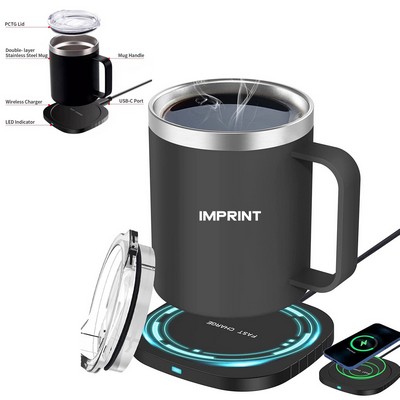 12 Oz Wireless Heated Smart Coffee Mug