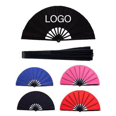 13" Folding Kung Fu Clack Fan