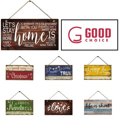 Wooden Hanging Sign