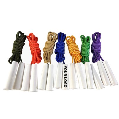 Adjustable Nylon Jump Rope 83" Length With Comfort Handle