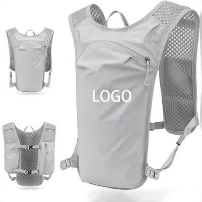 Hydration-Ready Breathable Sports Vest Backpack