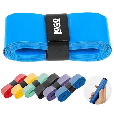Flat Laminated Adhesive Badminton Tennis Racket Hand Strap