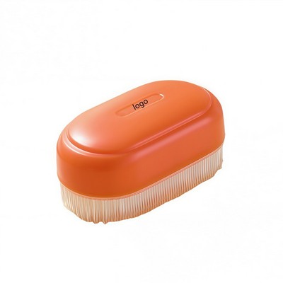 Multi-Function Soft Bristle Laundry Brush for Collar and Shoe Cleaning