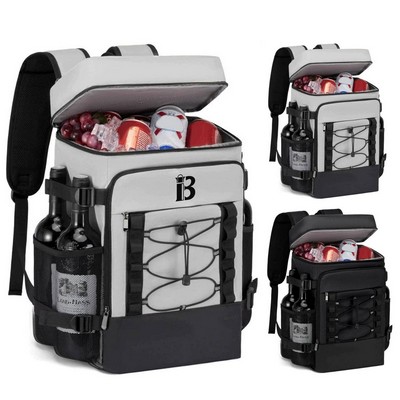 35L Lightweight Leakproof Cooler Backpack for Camping