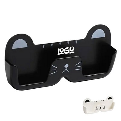 Home Portable Eyeglasses Organizer Wall Mounted Hole Free