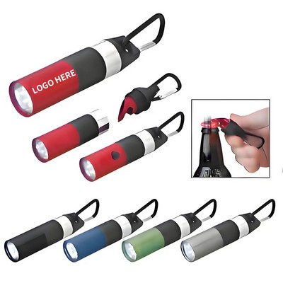 Aluminum LED Keychain with Clip