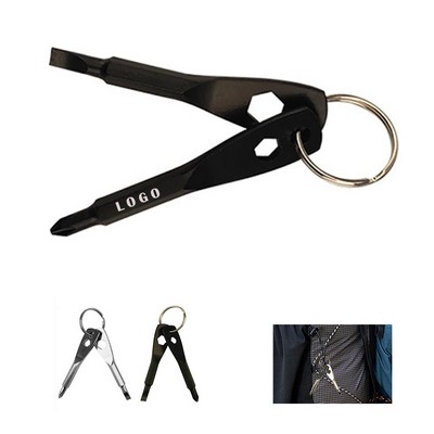 Multifunctional Screwdriver With Keychain