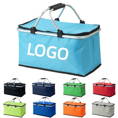 Foldable Insulated Picnic Coolers Basket