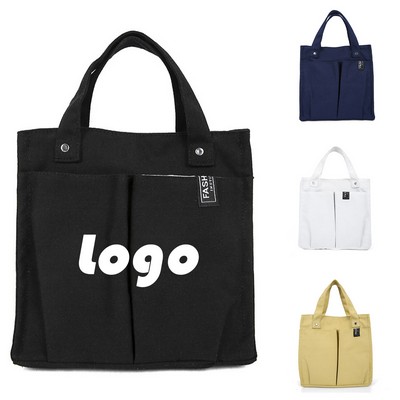 Versatile Multi-Compartment Canvas Tote