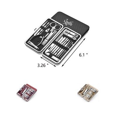 19 Piece Pro Nail Clipper Set