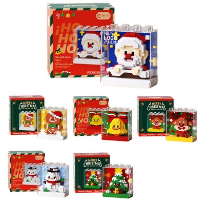 Christmas DIY Building Blocks With Dust Cover