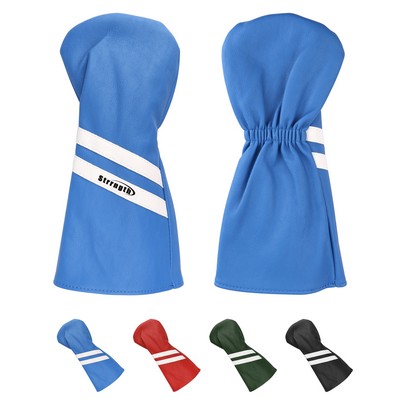 Custom PU Leather Golf Head Cover Wood Driver Headcovers