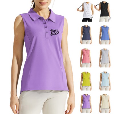 Sleeveless Women's Golf Polo Shirt