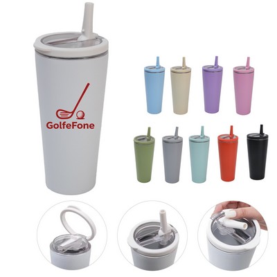 24oz Stainless Steel Coffee Mug Tumbler Pint Cup