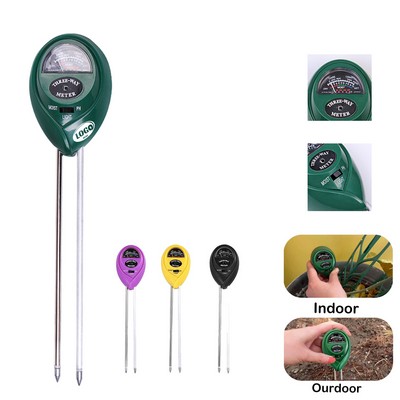 3-in-1 Soil Test Kit Moisture PH Meter Fertility Tester