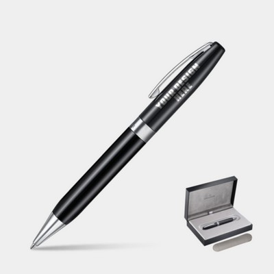 SHEAFFER® Legacy 9064 Glossy Black Chrome-Plated Trims Ballpoint Pen w/ Gift Box
