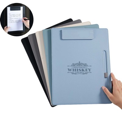 PU Leather Magnetic Clipboard