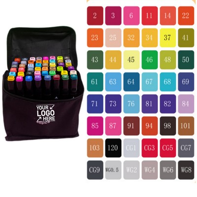 48 Colors Custom Markers Set