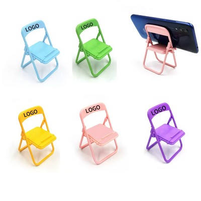 Cute Chair Shaped Desktop Phone Holder