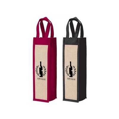 4"W x 14"H Wine Gift Tote Bag