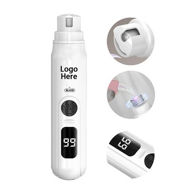 3-Speed Electric Rechargeable Pet Nail Grooming Grinder