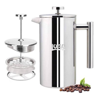 Stainless Steel Pour-Over Coffee Maker