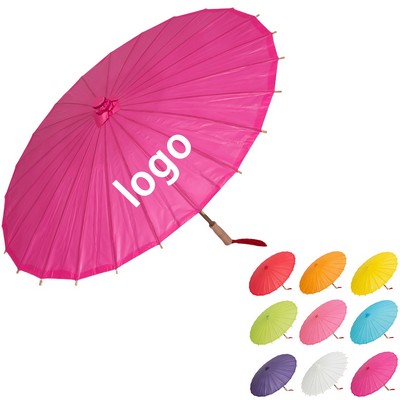Bamboo-Frame Decorative Parasol Umbrella For Events