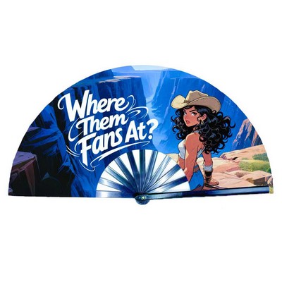 Line Dance Popping Fan for Western Party Event Gift