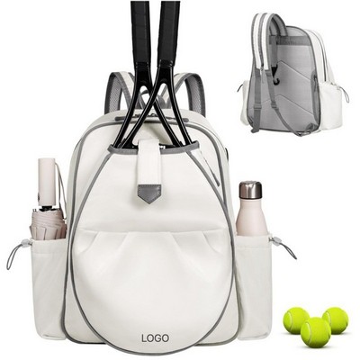 Waterproof Tennis Sling Bag Crossbody Racket Bag Holds 2 Racquets