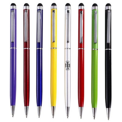 Metal Stylus Ballpoint Pen with Logo Printing