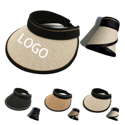 Straw Sun Visor Hat