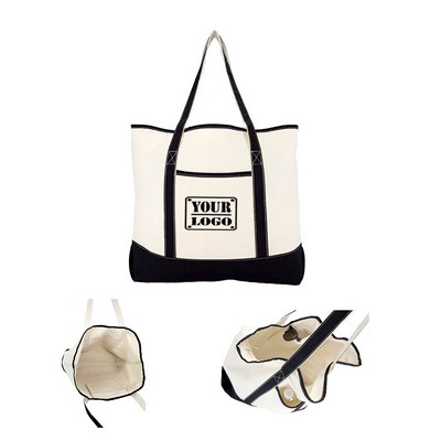 Pure Cotton Canvas Handbag